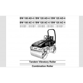 BOMAG Equipment Workshop Service Manuals PDF