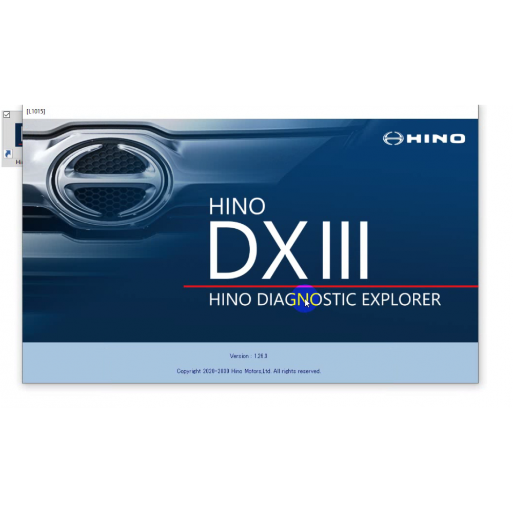 HINO DX3 DX III 1.26.3 HINO Truck Diagnostic Software 2026.03