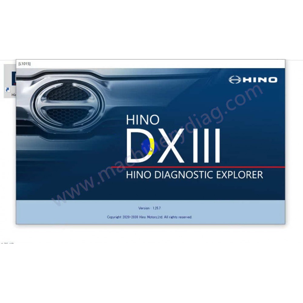 HINO DX3 DX III 1.25.7 HINO Truck Diagnostic Software 2025.10
