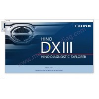 HINO DX3 DX III 1.25.7 HINO Truck Diagnostic Software 2025.10