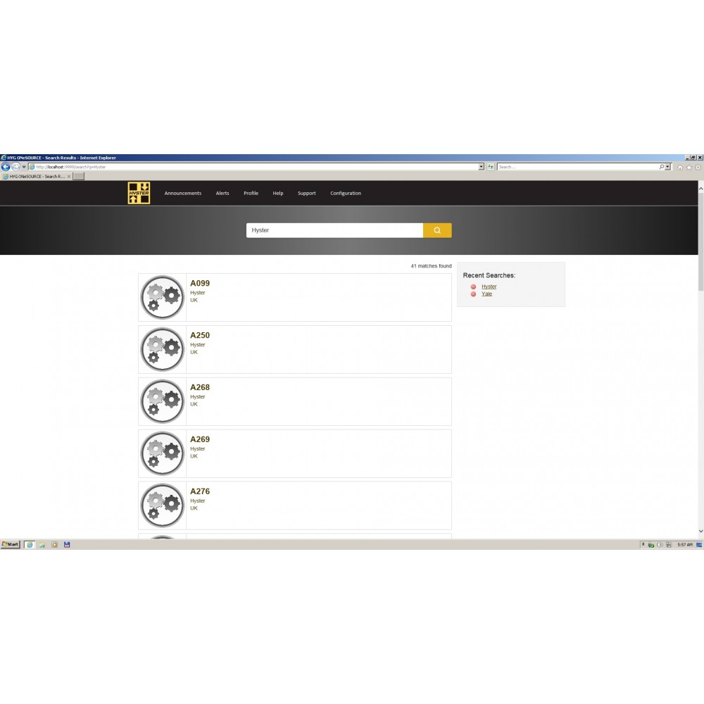 Hyster & Yale Forklift ONeSOURCE Service Manuals 2021.06