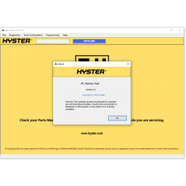 Hyster PC Service Tool V5.5 Diagnostic Software 2025