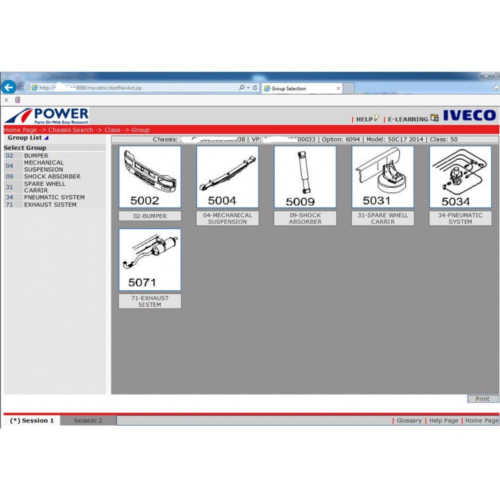 Iveco Power EPC Trucks & Buses Electronic Parts Catalog 2022 Q1