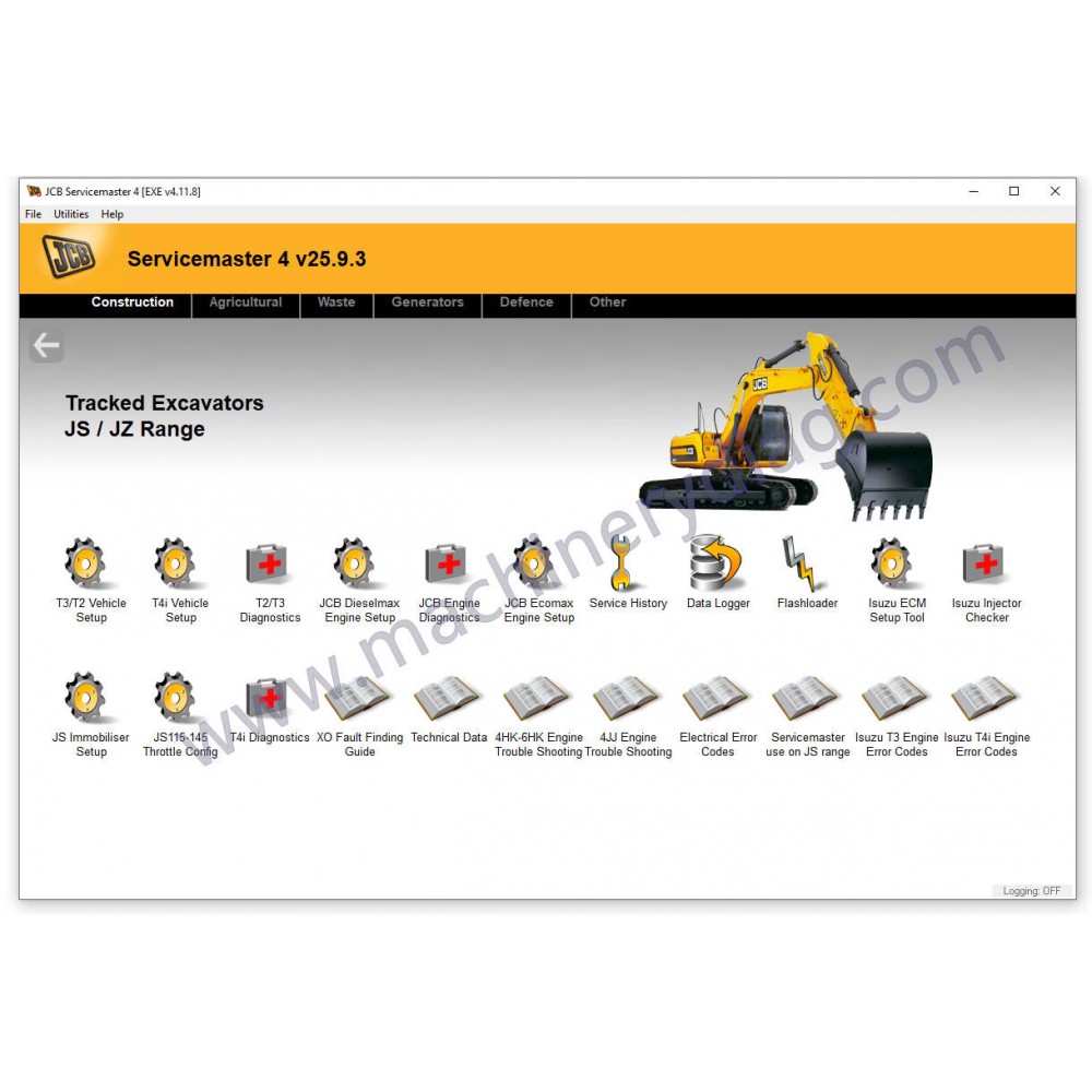JCB ServiceMaster 4 25.9.3 Diagnostic Software 2025.10