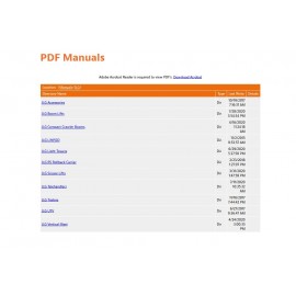 JLG Technical Library Workshop Service Parts Manuals 2020