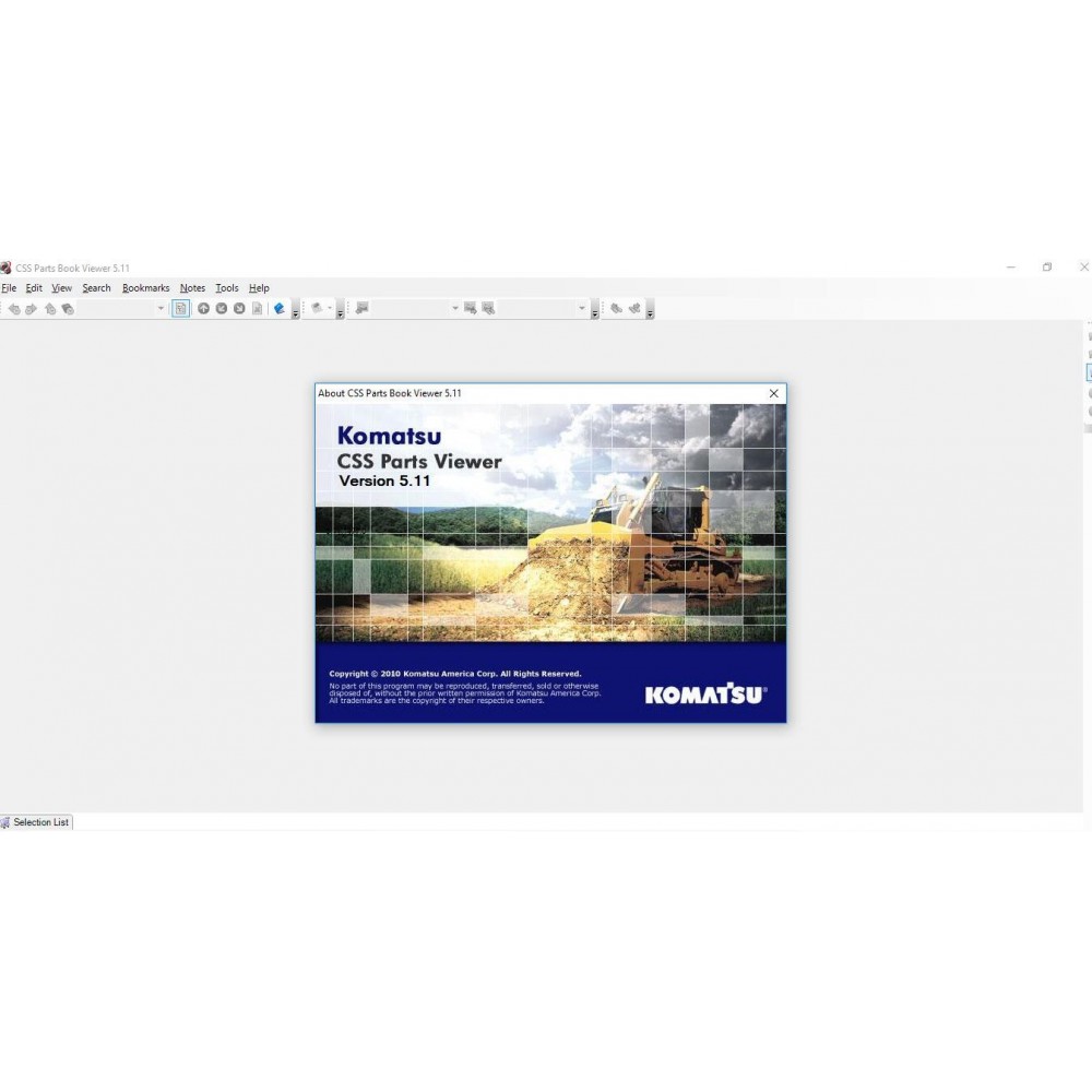 Komatsu Linkone CSS Net Full Set Parts Catalogue 2022.05