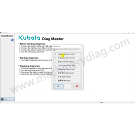 Kubota Takeuchi Diagmaster 26.01.01 Diagnostic Software 2026.01