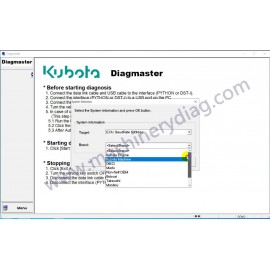 Kubota Takeuchi Diagmaster 24.06.01 Diagnostic Software 2024