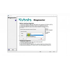 Kubota Takeuchi Diagmaster 24.06.01 Diagnostic Software 2024